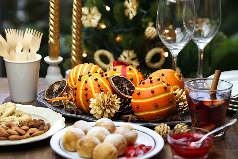 gløgg og æbleskiver til jul