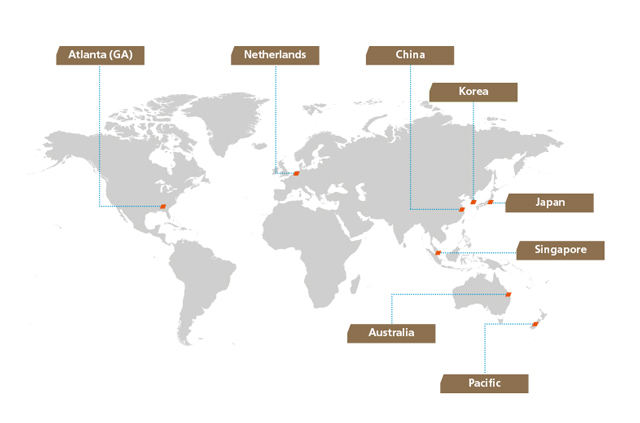 locations worldwide
