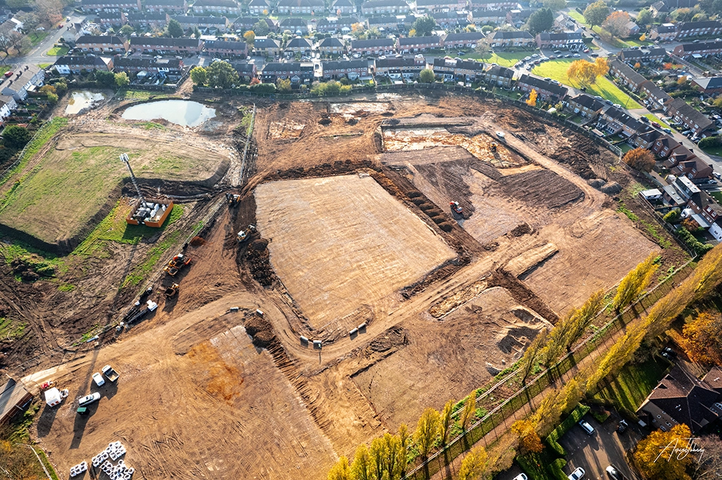 Construction Site - Development Stage - View of surrounding homes