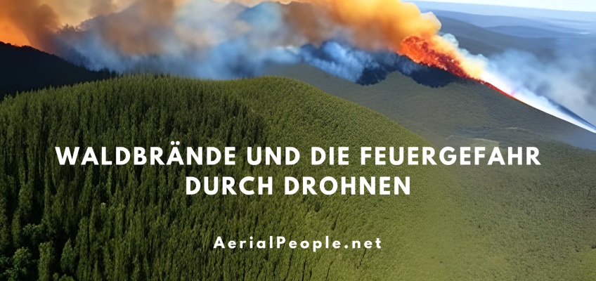 Waldbrände und die Feuergefahr durch Drohnen