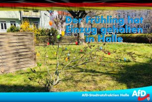 Der Frühling hat Einzug gehalten in Halle