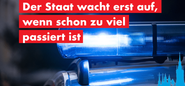 Der Staat wacht erst auf wenn schon zu viel passiert ist Der Staat wacht erst auf wenn schon zu viel passiert ist
