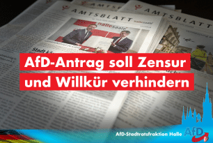 AfD-Antrag soll Zensur und Willkür verhindern