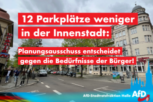 12 Parkplätze weniger in der Innenstadt: Planungsausschuss entscheidet gegen die Bedürfnisse der Bürger