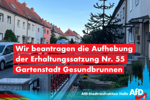 Wir beantragen die Aufhebung der Erhaltungssatzung Nr. 55 Gartenstadt Gesundbrunnen