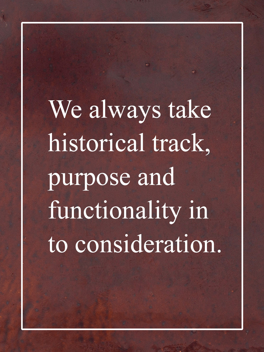 We-always-take-historical