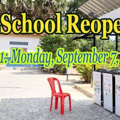 AKC School Reopening – September 2020