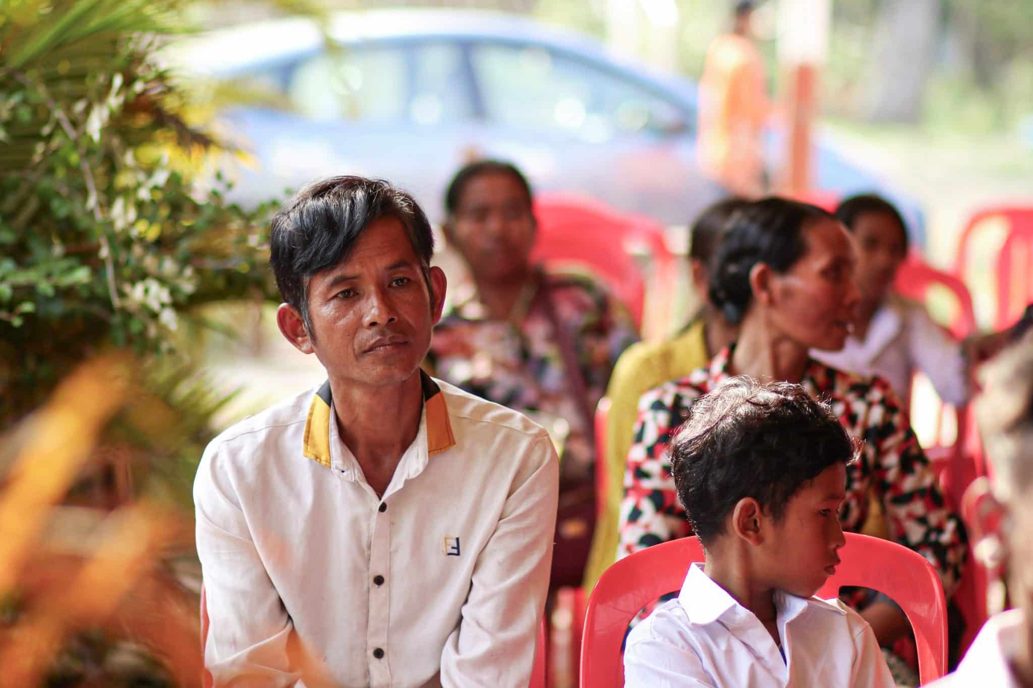 Father at Back to School Event