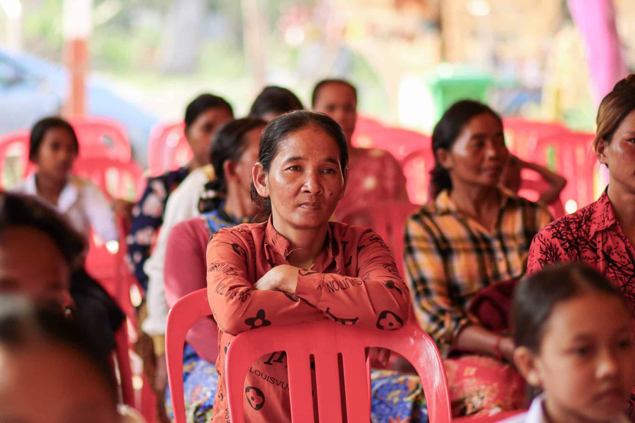 Mother at Back to School Event