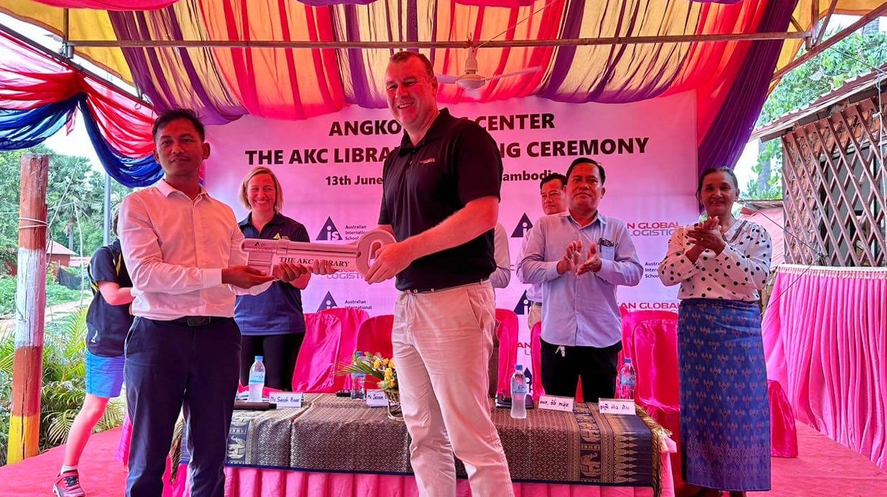 Meaningful and Successful new AKC Library Project CSR Angkor