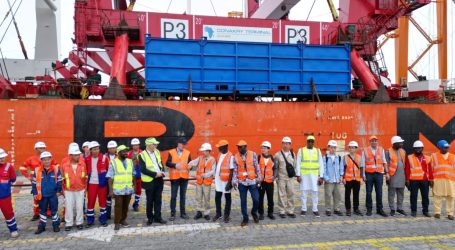 Conakry Terminal renforce son potentiel opérationnel avec l’acquisition d’un nouveau portique de quai