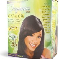 AB Organics Olive Relaxer Kit Regular Double Pac...