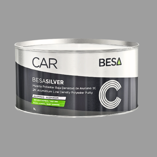 Masilla de Aluminio de Baja Densidad 2C, BESA-SILVER