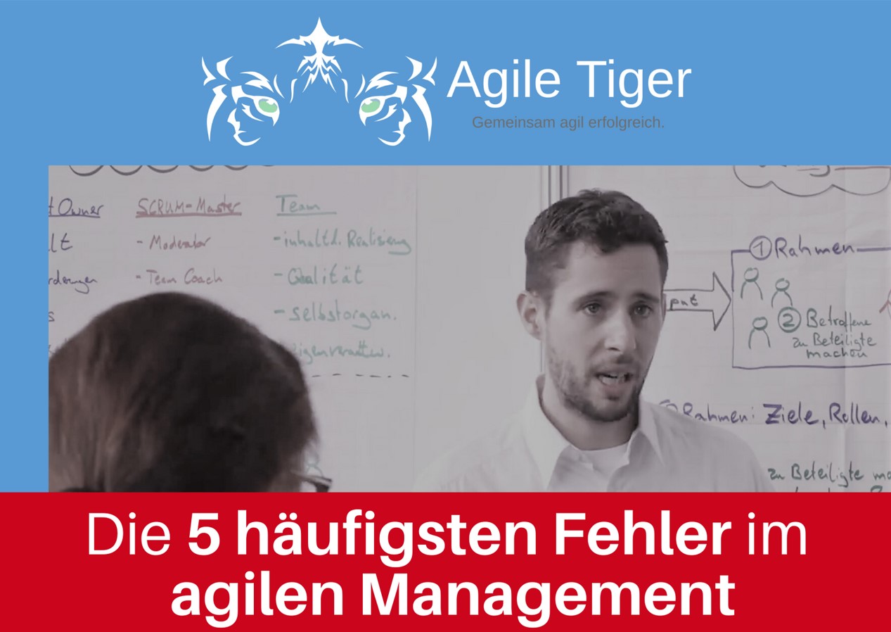 Die 5 häufigsten Fehler im agilen Management | Agile Tiger Prinzip