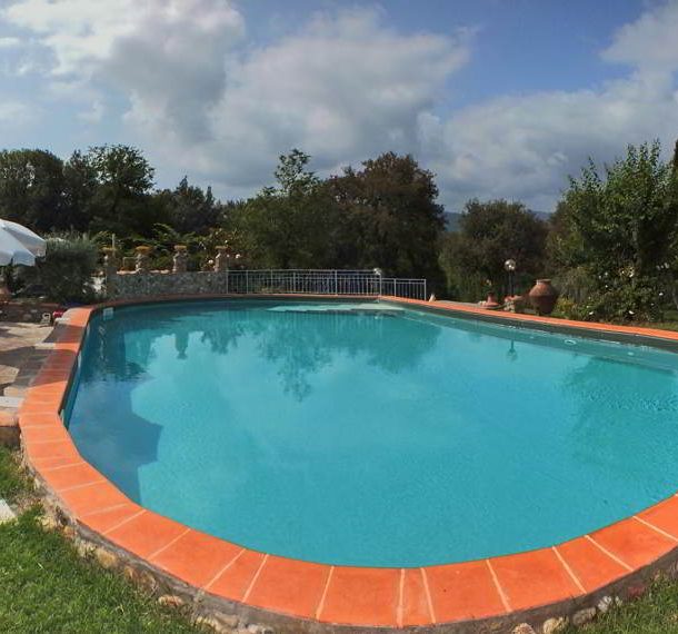 Swimming pool reserved for guests