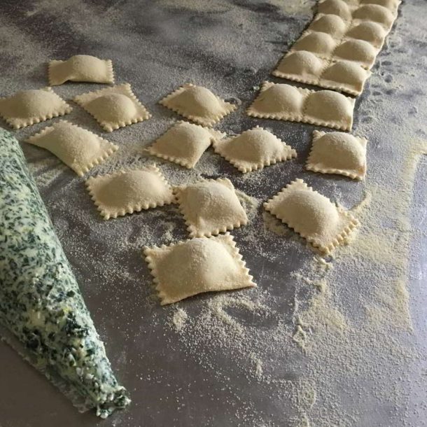 Verarbeitung von Pasta Agriturismo Il Pratone