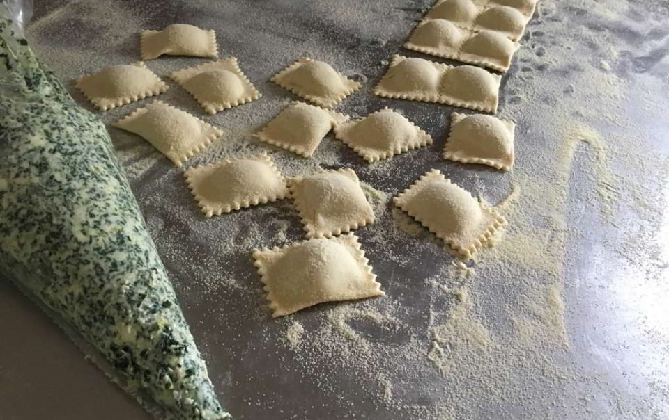 Verarbeitung von Pasta Agriturismo Il Pratone