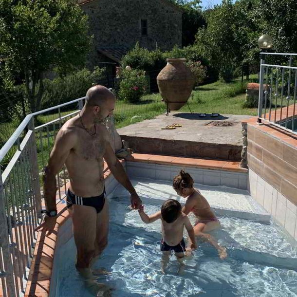 Espace piscine pour enfants Agriturismo Il Pratone