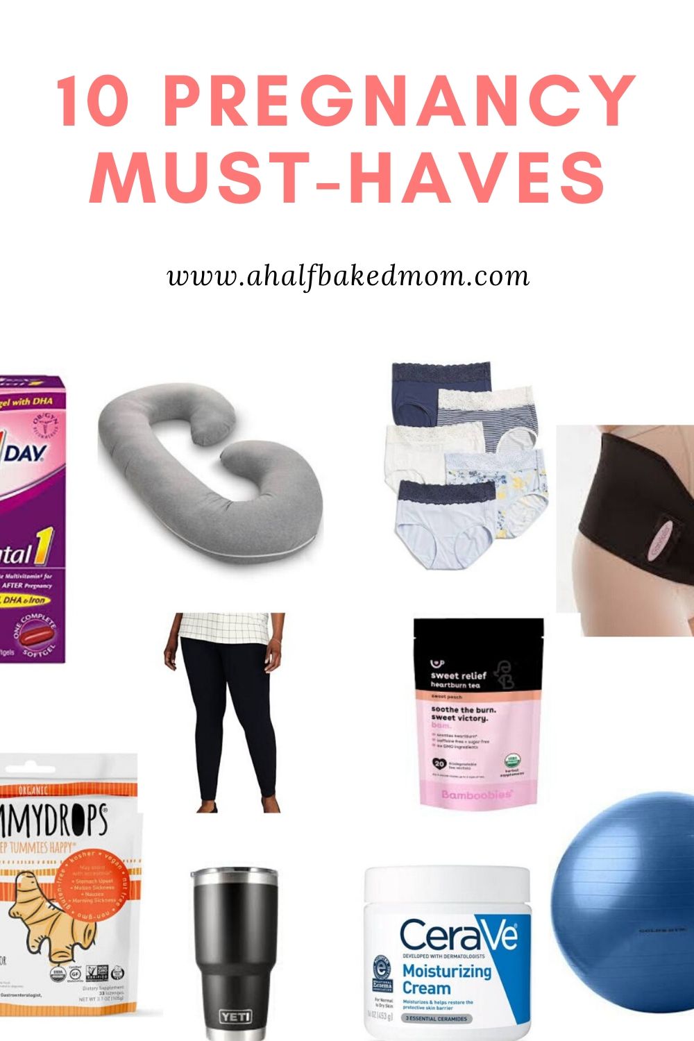 My Top 10 Pregnancy Must-Haves - Ahalfbakedmom