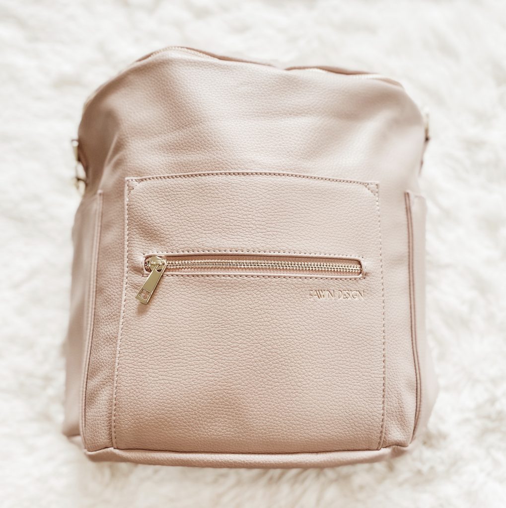  FAWN DESIGN Mini Diaper Bag (Mini Travel Backpack for Baby  Essentials) (Warm Blush) : Baby