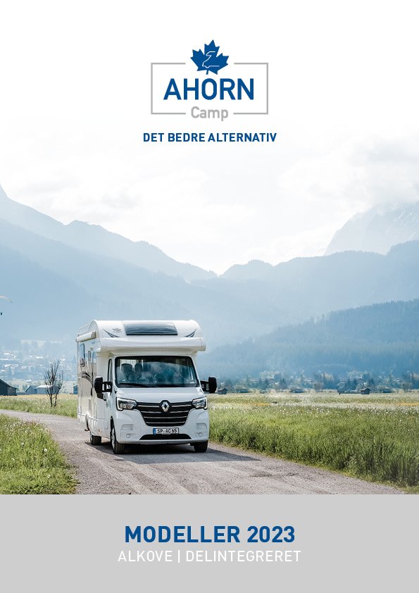 Ahorn Camper van Danmark autocamper katalog 2023