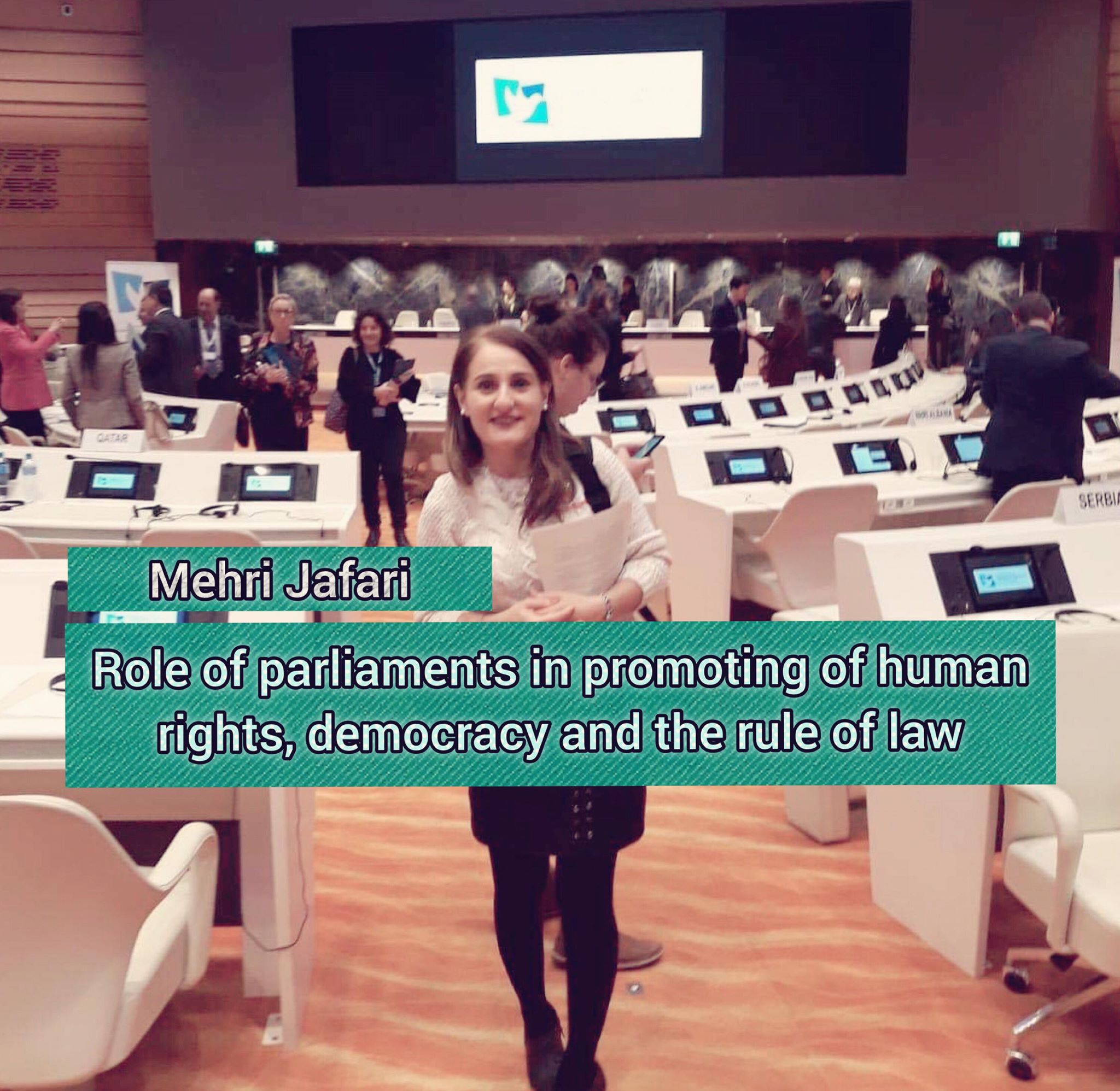 Role of parliaments in promoting of human rights, democracy and the rule of law Mehri Jafari