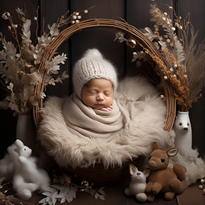decor newbornfoto