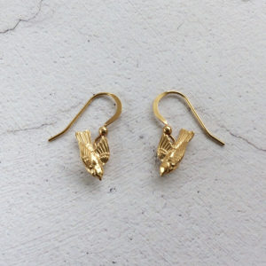 Gold-plated-Silver-Bird-Drop-Earrings-Aimee-Winstone