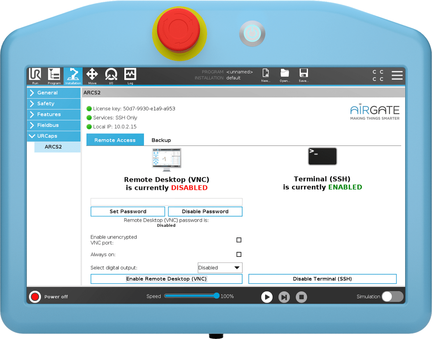 Teach Pendant remote access new-opt