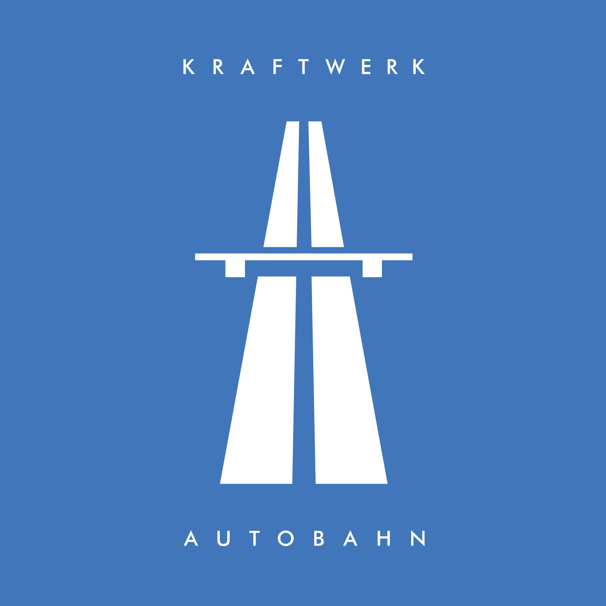Album cover to Autobahn by Kraftwerk