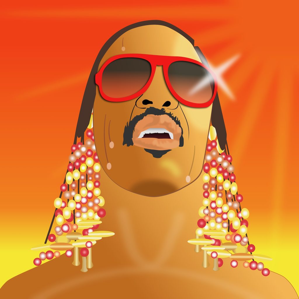 Hotter than July cover, Stevie Wonder