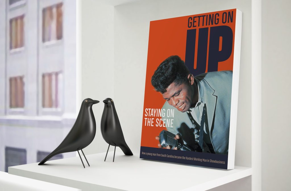 James Brown book cover design