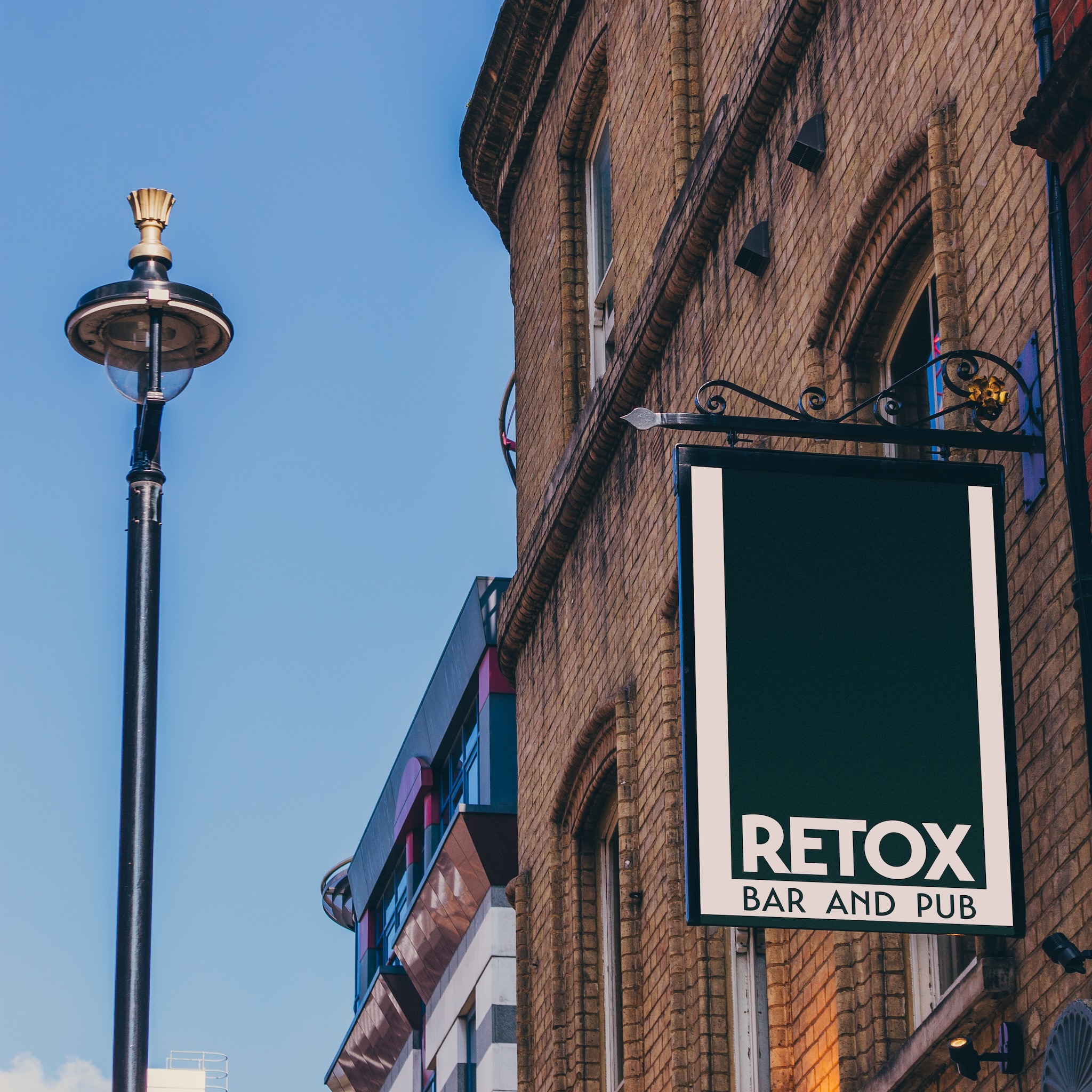 Logo design for RETOX Bar and Pub