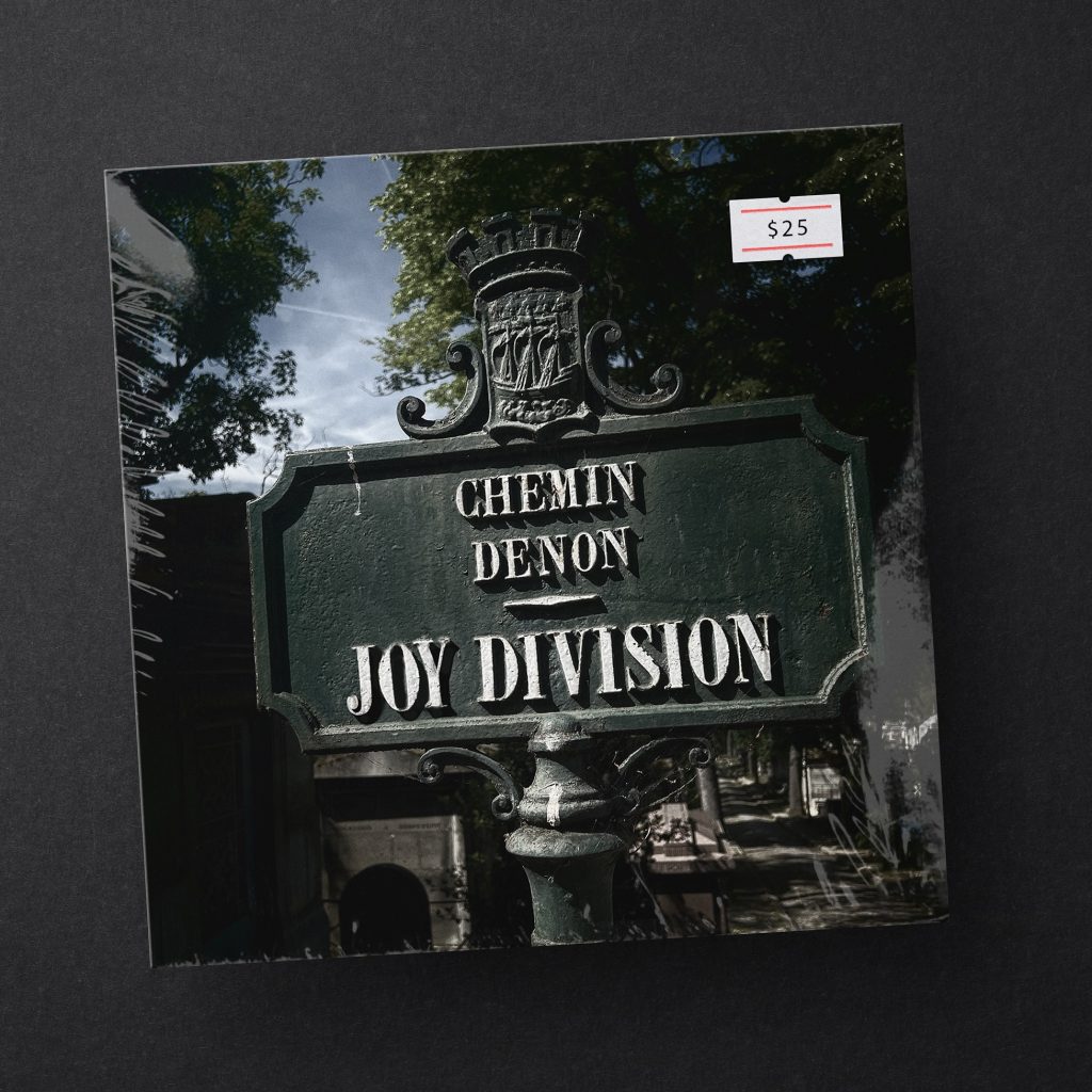 Joy Division album cover mock-up