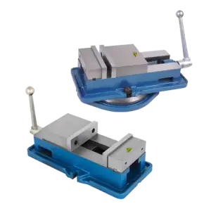 Lock down jaw machine vice