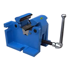 Self centering shaft vice
