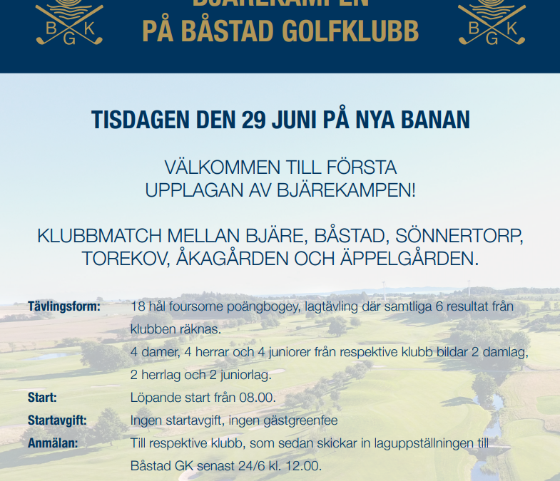 Bjärekampen på Båstad GK