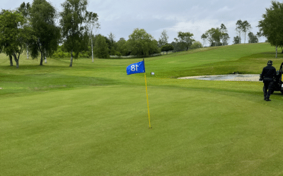 6/6 Greenen på hål 18 öppnas