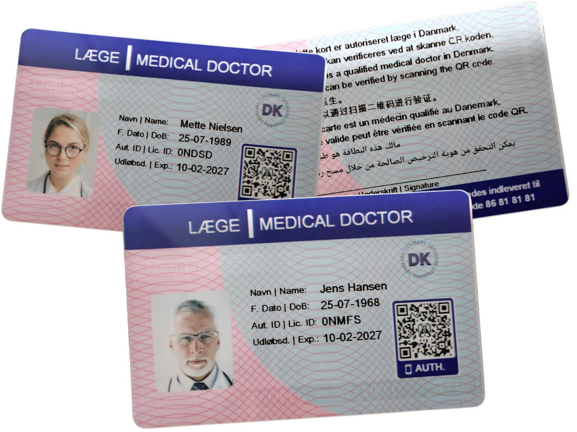 Akkrediteret – Læge ID Kort & Autorisation i Danmark