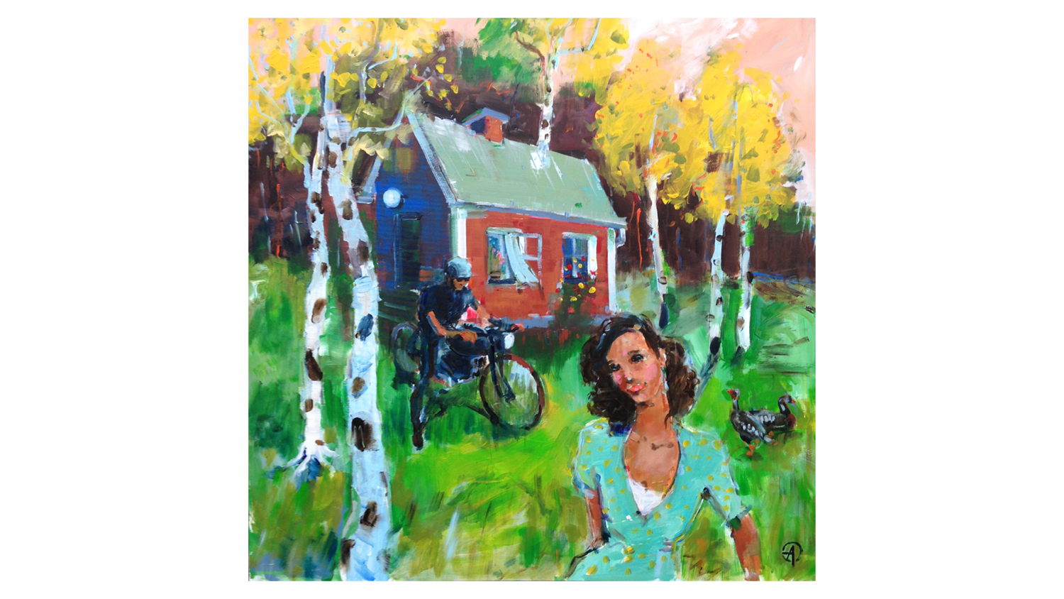 Småland Living. 100 x 100 cm.