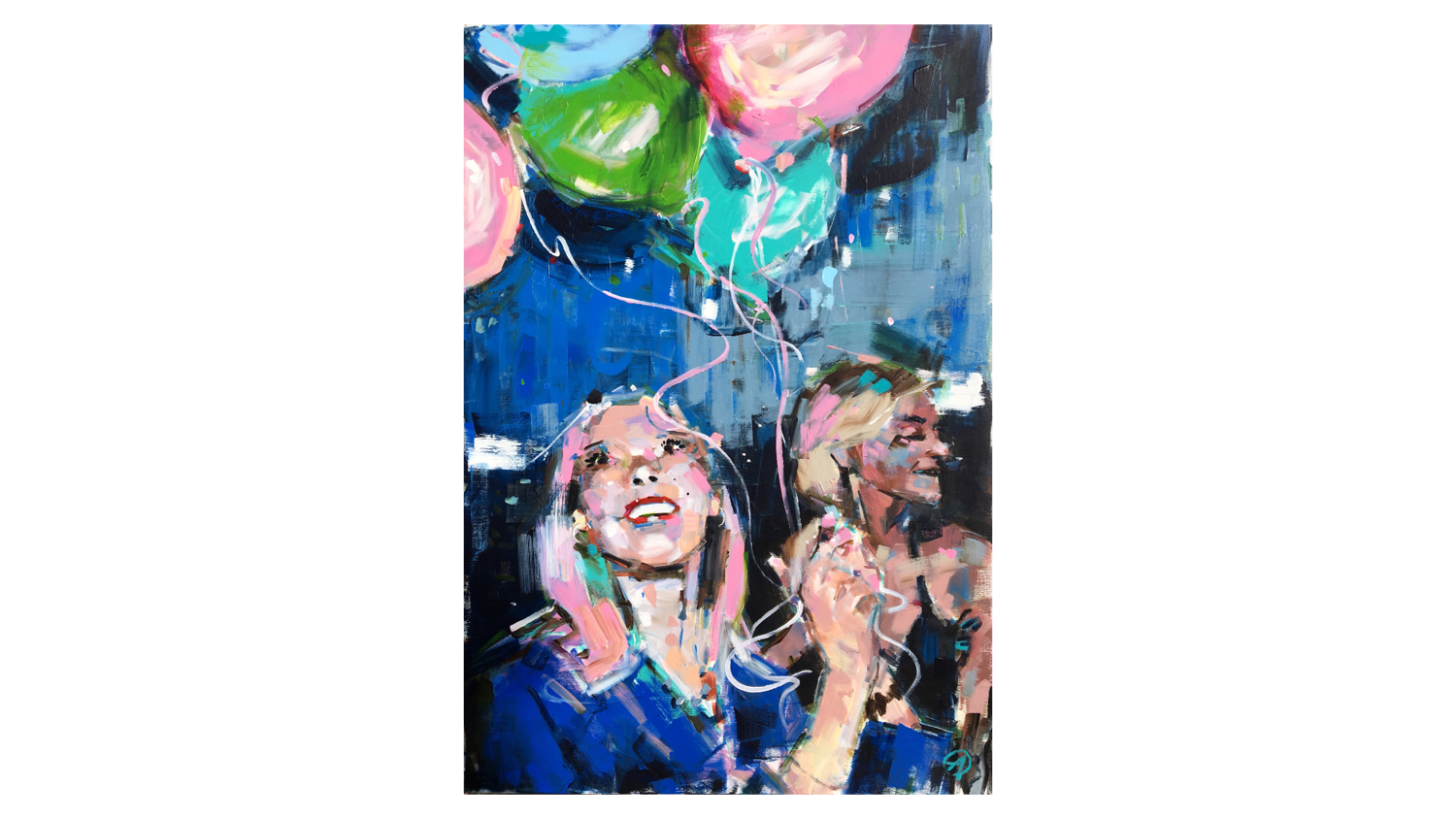 Party & Rumors. 90 x 130 cm.