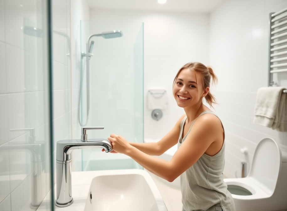 Saving water with low-flow fixtures protects your septic system.