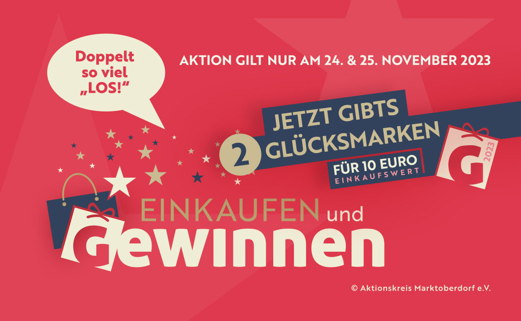 „Einkaufen und Gewinnen“ – Doppelt so viel „LOS!“