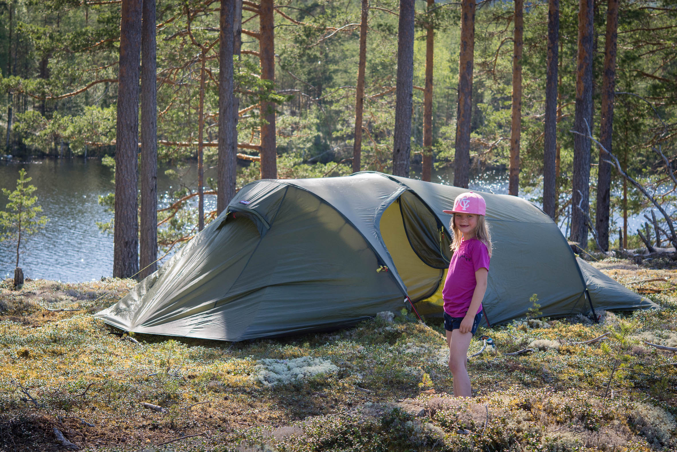 Tälta med små barn - Aktivt familjeliv