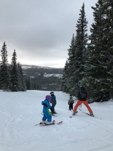 Full fart nedför backen