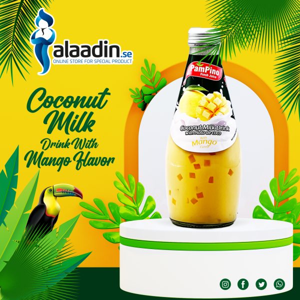 Pampino Coconut milk Drink with Mango Flavor Alaadin.se