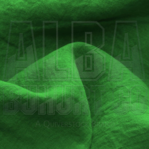 Close-up on green fabric