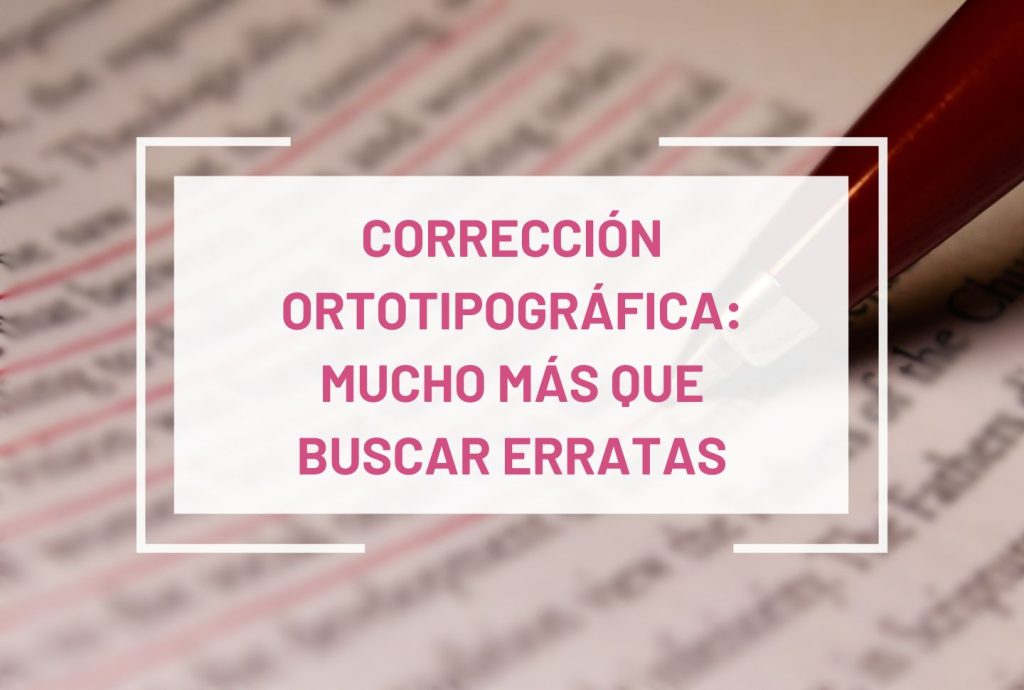 Corrección ortotipográfica