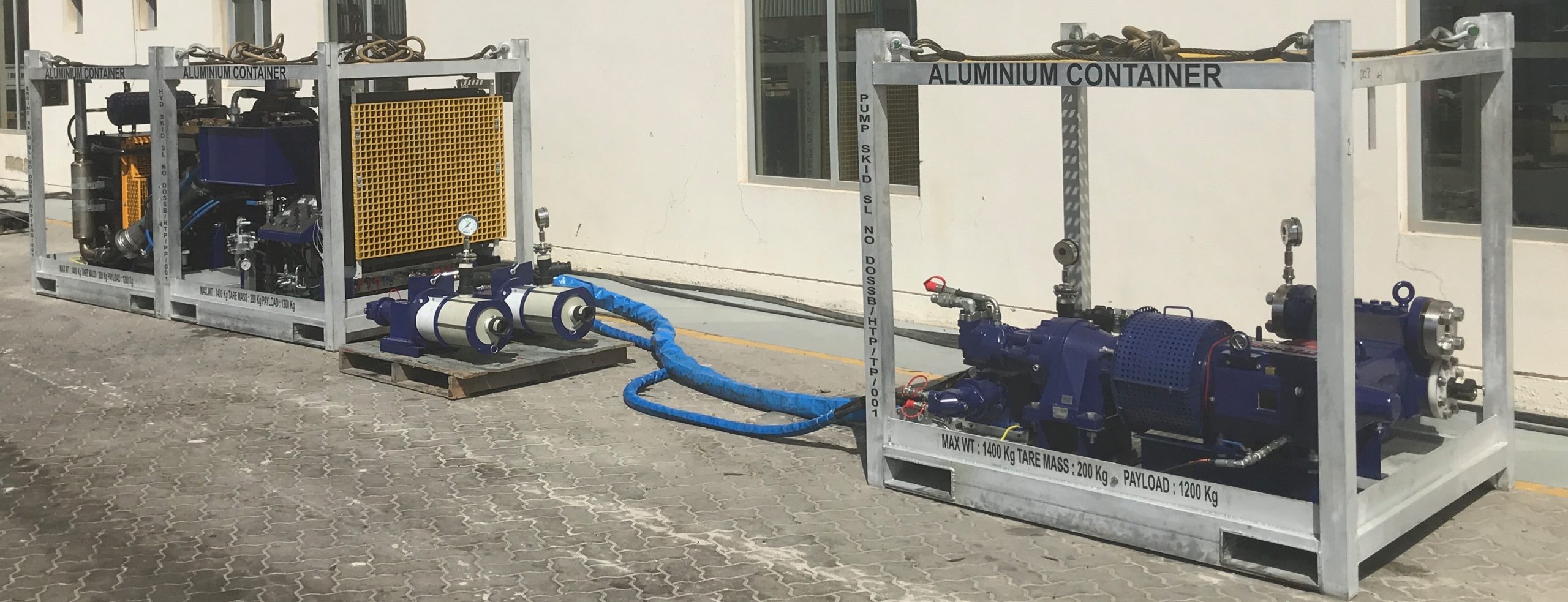 Zone 2 Lightweight DNV 2.7-1 Chemical Triplex Unit