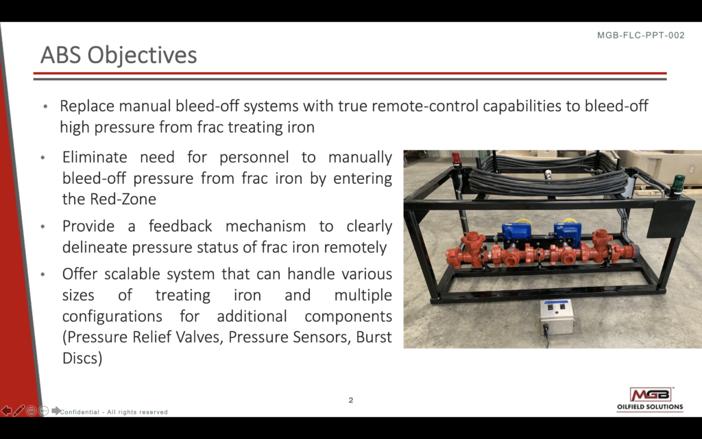 Alba LLC Automatic BleedOff System MGB Oildield Solutions